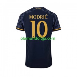 Camisola Real Madrid Modrić Luka 10 Homem Equipamento Segundo 2023-2024 Manga Curta